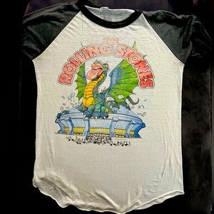 Authentic Vintage Rolling Stones SOLD OUT Concert Tee Circa 1981